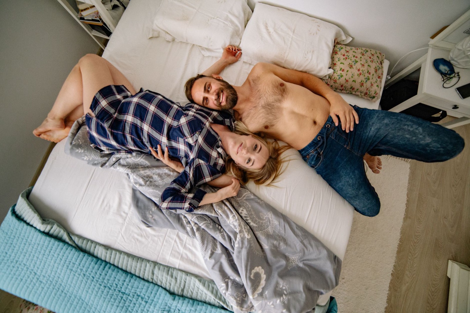 Shared bed, where two sleepers often want different firmness levels