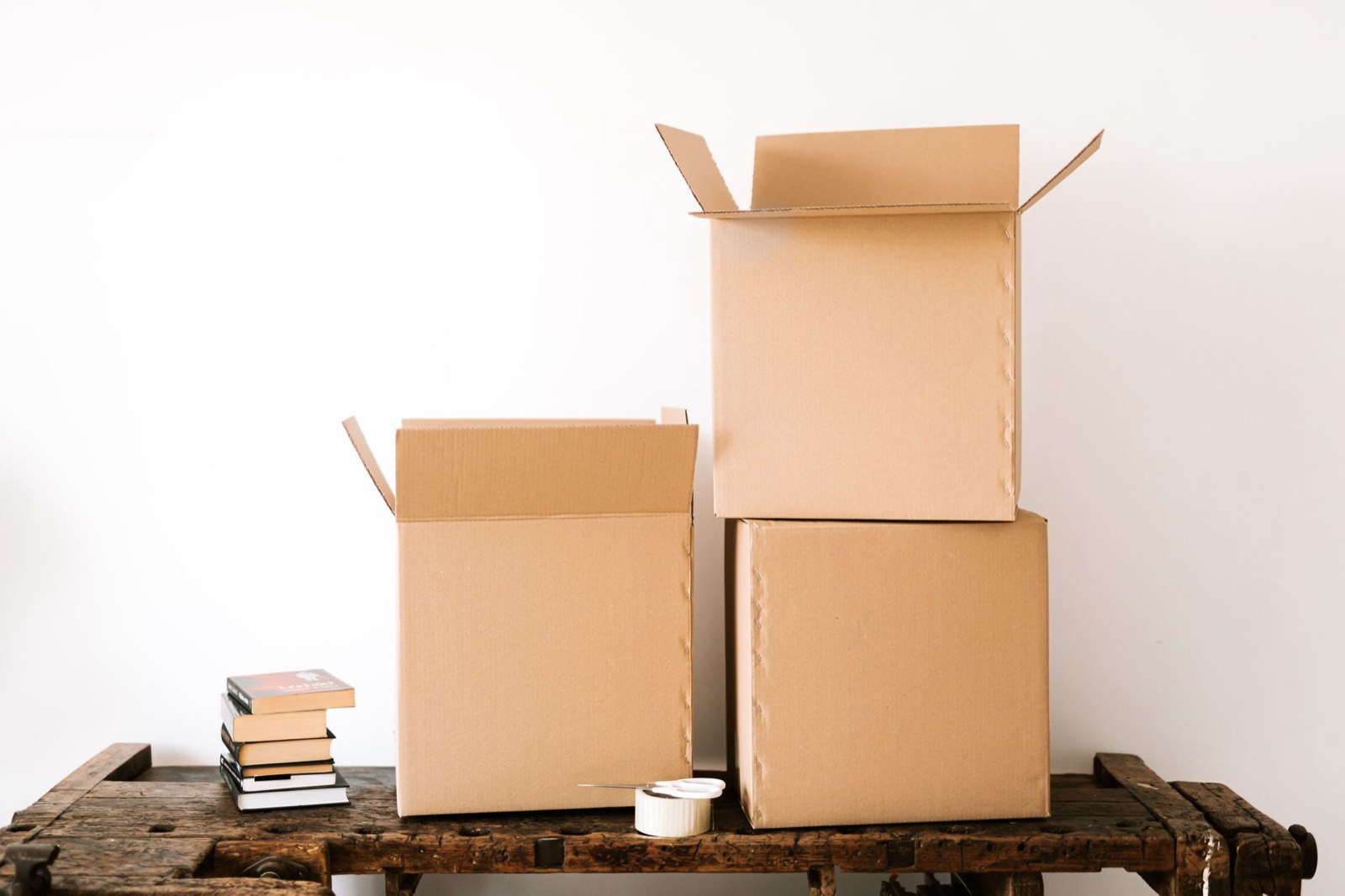 Furniture being delivered, where a set arrives in one trip
