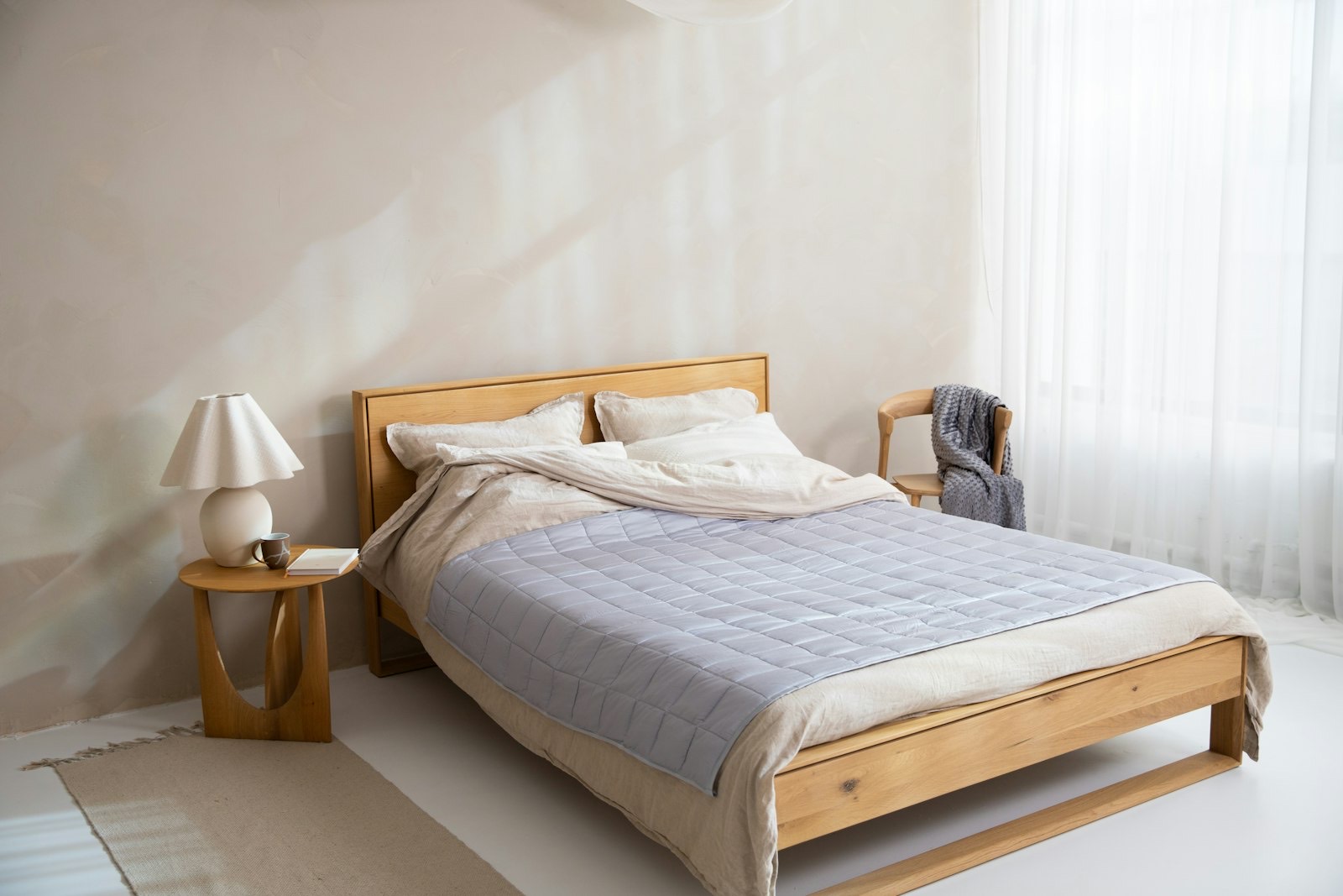 Wooden slat base of the kind a thin futon mattress can bottom out against