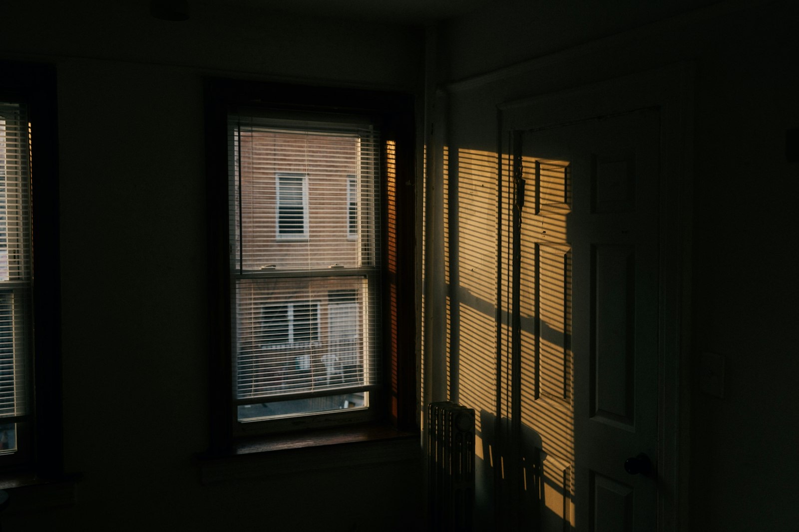Mirror positioned to face a window, giving even daylight on the face