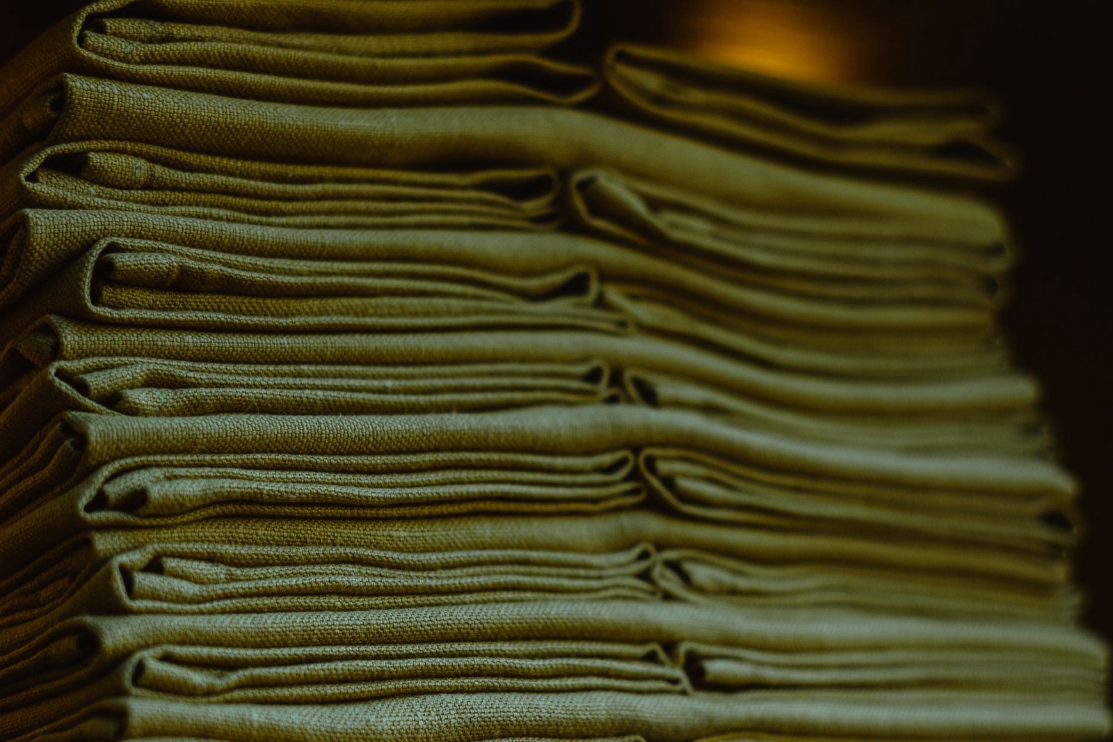 Clean pillowcases and protectors, which extend the life of the pillow inside