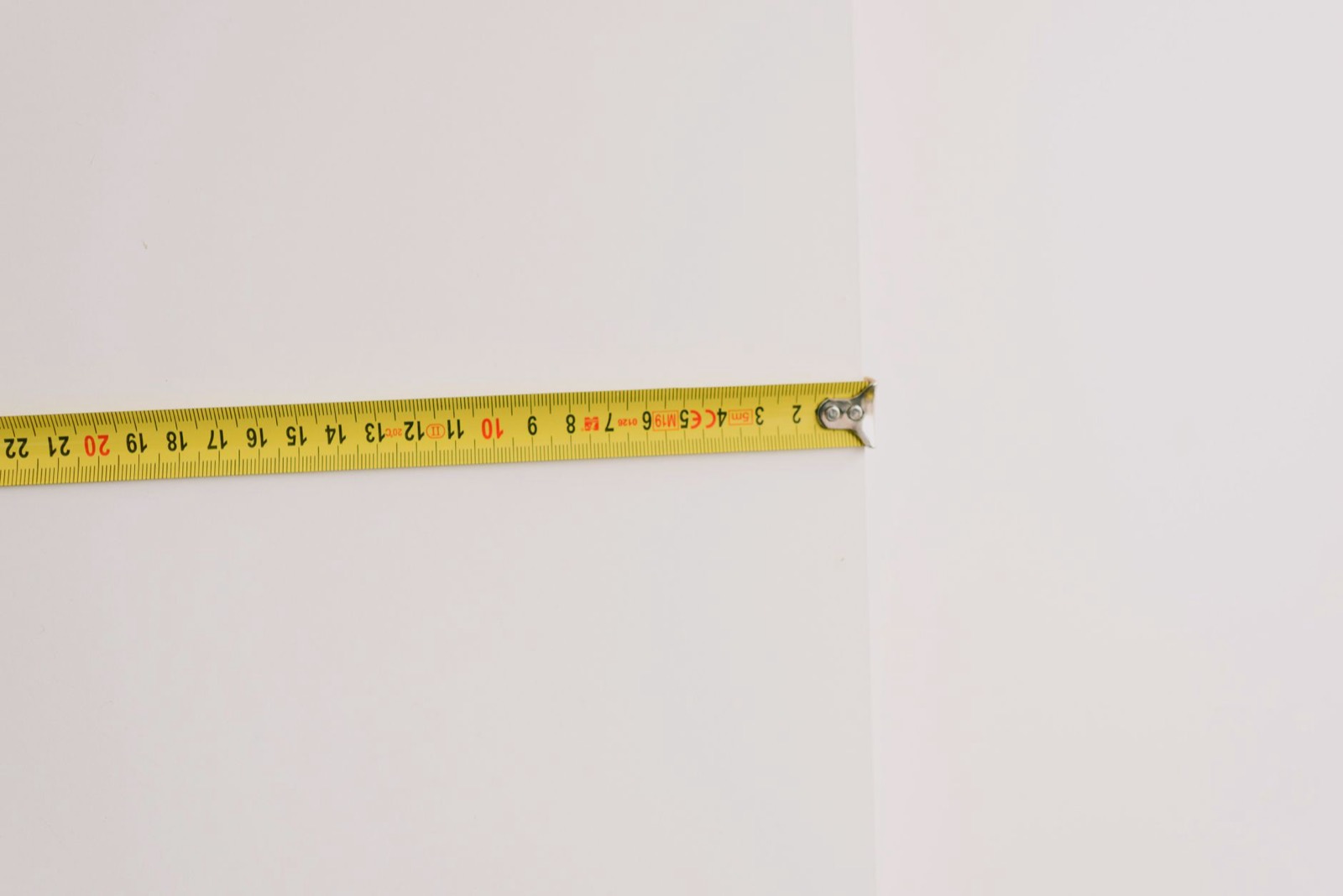Measuring a floor to mark out the clearance a game table needs